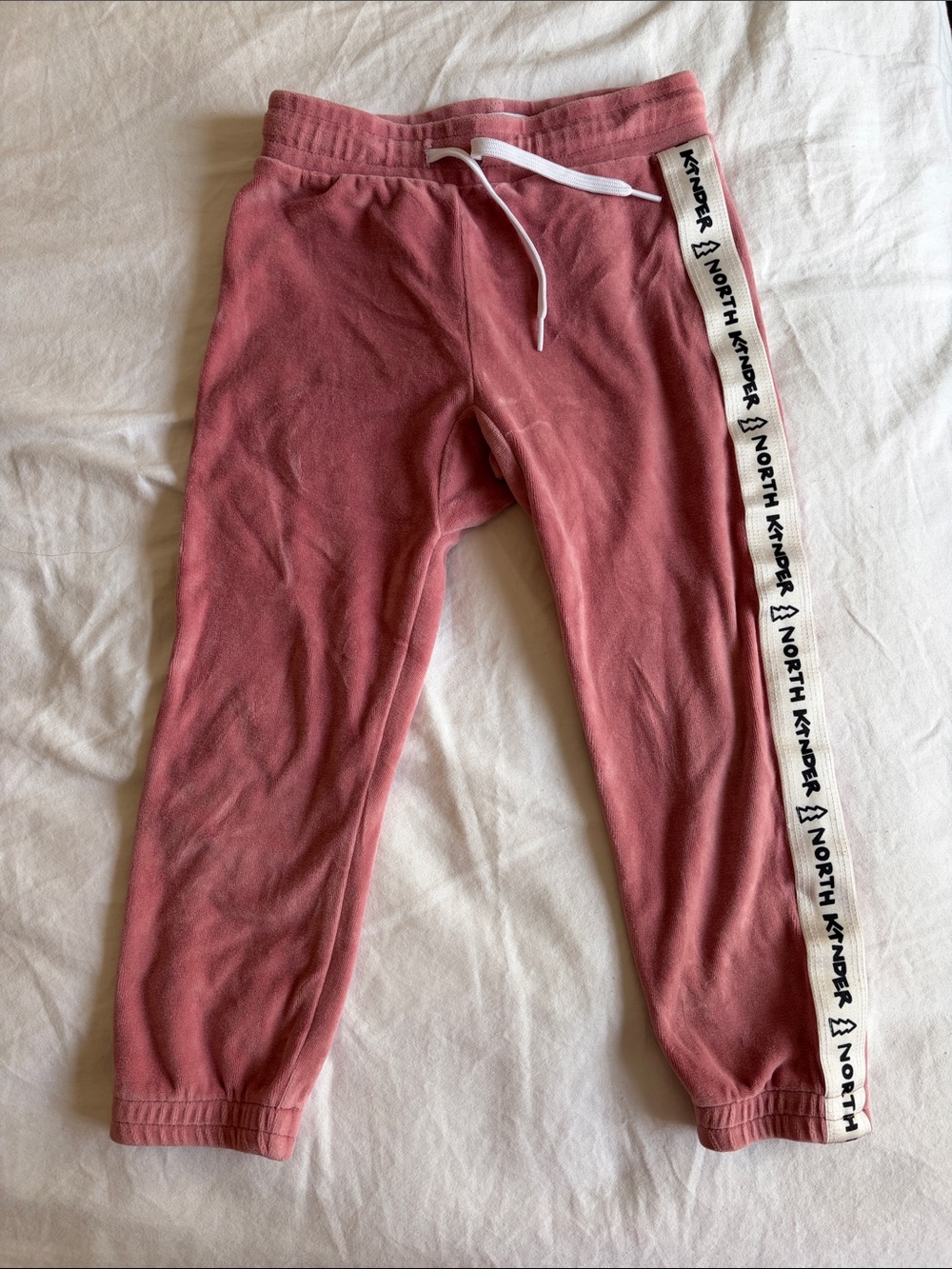 Pink Kids' Pull-On Joggers with Side Tape
